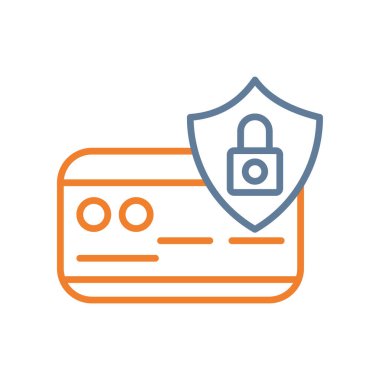 Güvenlik sistemi simgesi vektör işareti ve sembolü şeffaf arkaplanda izole edildi,