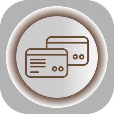 Benzersiz Gazete Vektör Satırı Simgesi