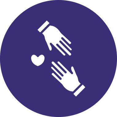 Yardım simgesinin vektör illüstrasyonu