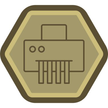 Robot simgesinin vektör illüstrasyonu