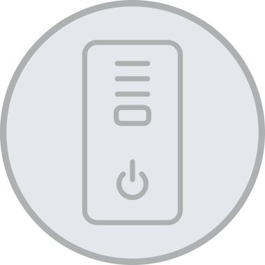 güç vektörü ince çizgi simgesi