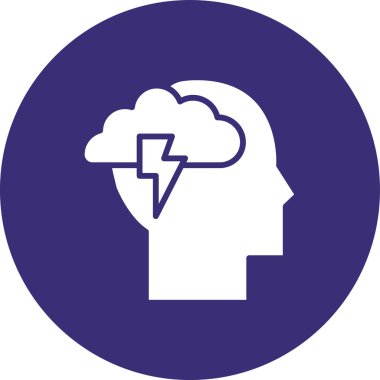 fırtına vektörü simgesi modern simge illüstrasyonu