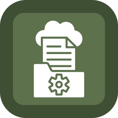 Bulut. Web simgesi vektör illüstrasyonu