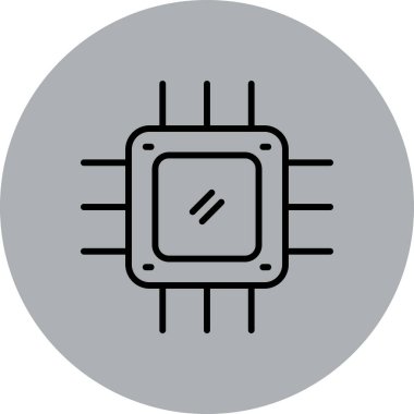 CPU vektör satırı simgesi