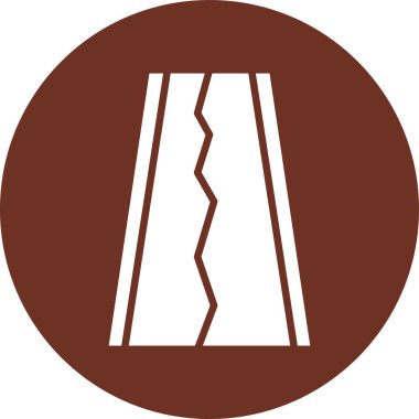 Yol bariyerinin vektör simgesi