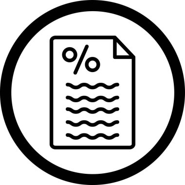 İndirim. Web simgesi basit illüstrasyon