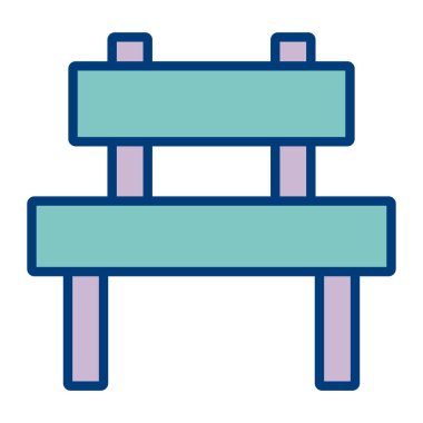 bank ikonu vektör illüstrasyonu