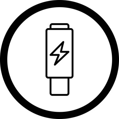 pil şarj ikonu vektör çizimi çizimi