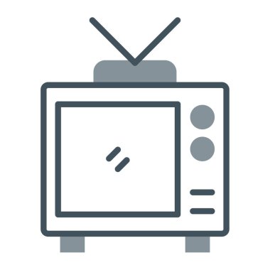 TV vektör simgesi kolayca düzenleyebilir ya da değiştirebilir