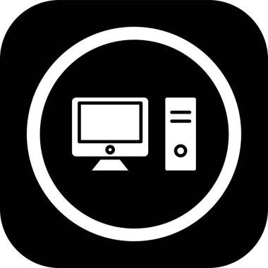 Soyut arkaplan gruplandırılmış ve düzenlenebilir televizyon simgesi