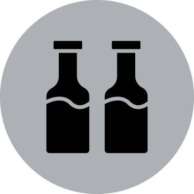 Bira şişesi vektör çizimi