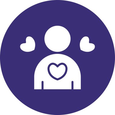 İnsan simgesinin vektör illüstrasyonu