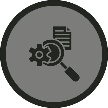 Arama vektörü simgesi modern basit illüstrasyon