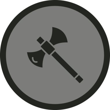 Balta simgesi, basit tarzı