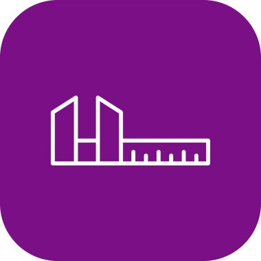 Yapı ve onarım simgesinin vektör illüstrasyonu