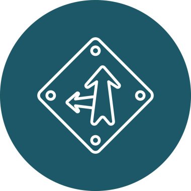 ok simgesi vektör illüstrasyonu