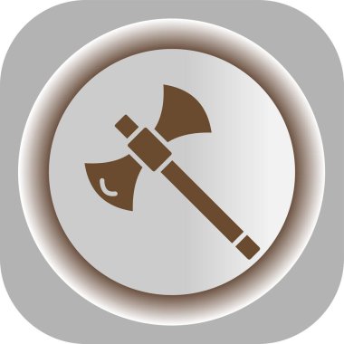 Balta simgesi vektör illüstrasyonu