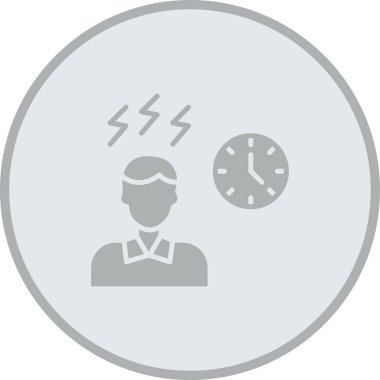 Bir saatin vektör illüstrasyonu