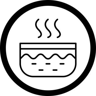 Gıda simgesinin vektör illüstrasyonu