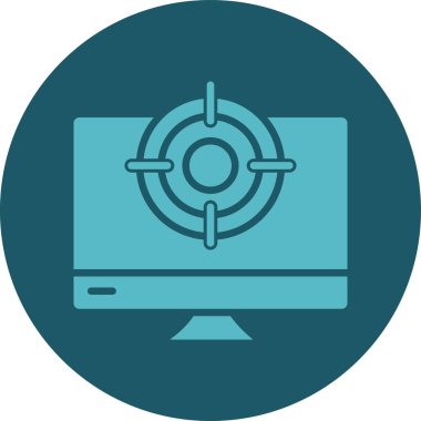 seo modern simgesinin vektör illüstrasyonu