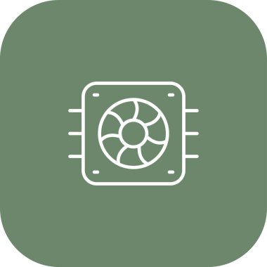 Tekerlek simgesinin vektör illüstrasyonu