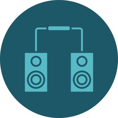 Müzik simgesinin vektör illüstrasyonu