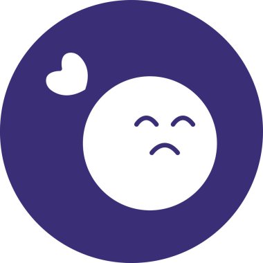 emoji. Web simgesi basit illüstrasyon