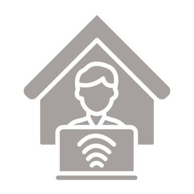 Kablosuz ağ ev simgesi, satır biçimi