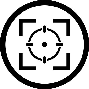 hedef simge vektör illüstrasyonu