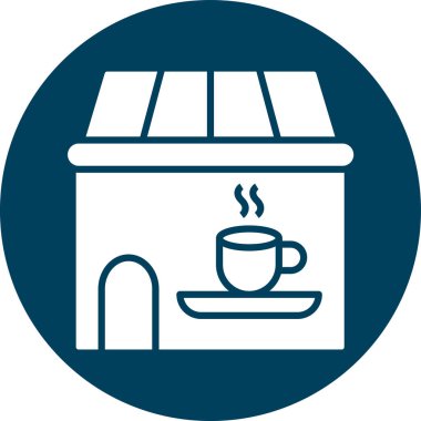 Çay fincanı. Web simgesi basit illüstrasyon