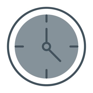 duvar saat vektör simgesi