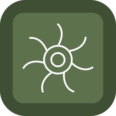 Vektör güneş web simgesi