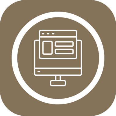 Modern b 'nin vektör illüstrasyonu bilgisayar simgesinden yoksun