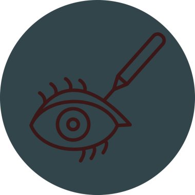 Gözün vektör çizimi