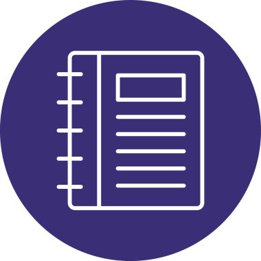 Belge. Web simgesi basit illüstrasyon