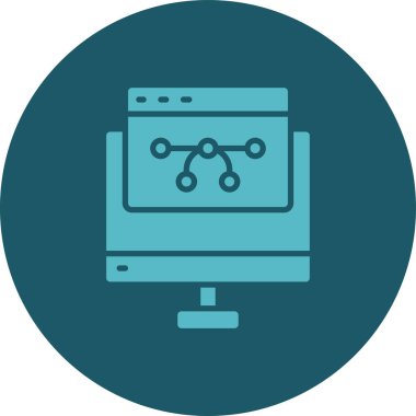 vektör dizüstü simgesi illüstrasyonu