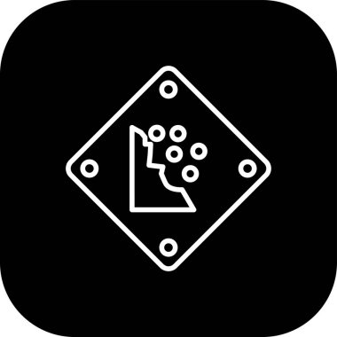 harita simgesi soyut arkaplanda izole edildi