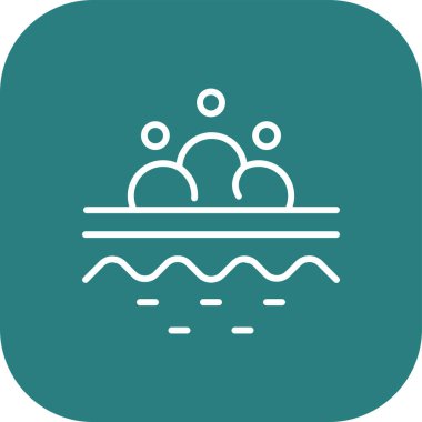 güzel yüzme vektör simgesi