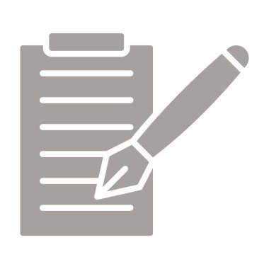 Belge. Web simgesi basit illüstrasyon