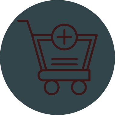 alışveriş sepeti simge vektör