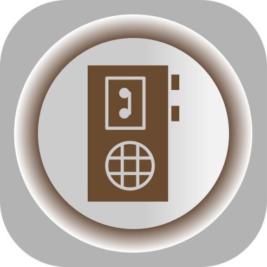 Benzersiz otel vektör simgesi