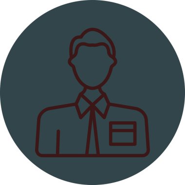 İş simgesinin vektör illüstrasyonu