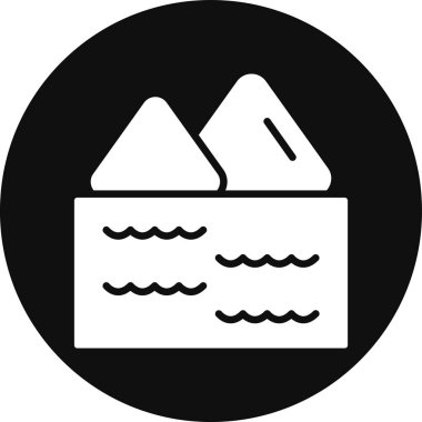 Yemek. Web simgesi basit illüstrasyon