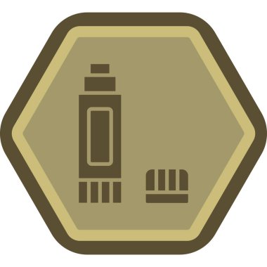 Bir yakıt tankının vektör simgesi