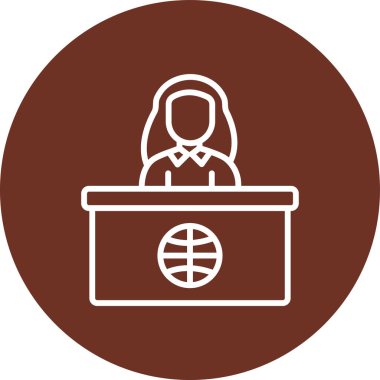 Vektör illüstrasyonu, simge ögesi arkaplanı