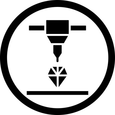 Bir pusula simgesinin vektör illüstrasyonu