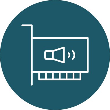 vektör lcd simgesi illüstrasyonu