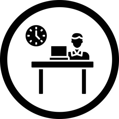 masa simgesi vektör illüstrasyonu