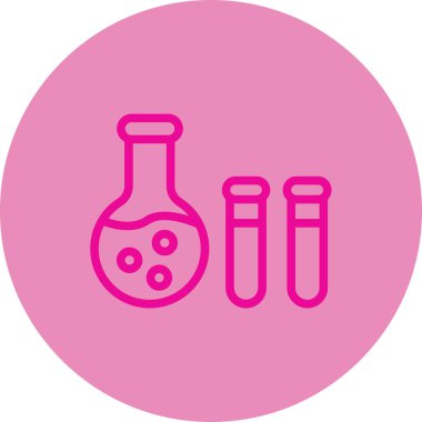 test tüpleri kutsal kişilerin resmi, vektör çizim