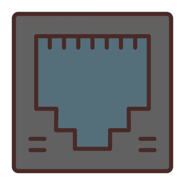 Modern b 'nin vektör illüstrasyonu eksik simgesi